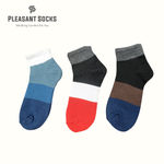 Load image into Gallery viewer, Ankle length Color Pattern Socks - Pleasant Socks